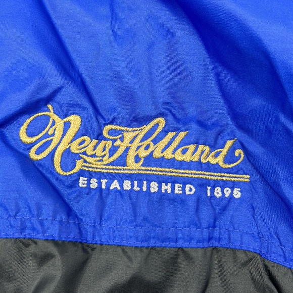 VINTAGE K-PRODUCTS MADE IN USA NEW HOLLAND EST 1895 MENS WINDBREAKER JACKET XXL - Picture 7 of 14